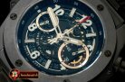 HUB0329D - Big Bang Black Unico PVD/RU Skeleton Asian 7750