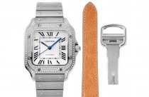 BV Santos De Cartier Ladies 35mm Diams SS/SS V2 BVF MY90