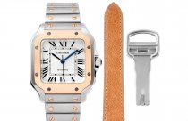 BV Santos De Cartier Ladies 35mm RG/SS Wht BVF MY9030