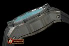 RM074B - PVD Black/RU Black/Blue Asian 7751 Decorated