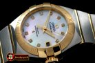 OMG0351B - Double Eagle Ladies Auto SS/YG Wht Diamonds J-Miyota