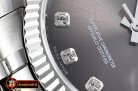 Rolex DateJust Jub Flt SS/SS Dark Grey Diam BP A3135 Mod
