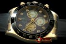 Replica Rolex Daytona 116528 YG/LE M-Grey Diam A-7750 Sec@6