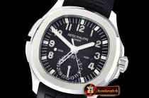 Patek Philippe Aquanaut Travel Time 5164A SS/RU Black GRF MY9015 Mod