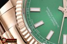 Rolex Daydate 36mm Flt RG/RG Green Thick Stk BP Swiss 2836