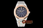 Audemars Piguet Royal Oak 15400 RG/SS Blue OMF 1:1 MY9015 Mod 3120
