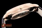 Jaeger Le Coultre Master Ultra Thin Date RG/LE Black ZF 1:1 MY9015 Mod