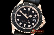 Rolex YachtMaster 116655 40mm RG/RU Black ARF Asia 2836