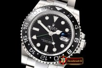 Rolex GMT II 116710LN SS/SS Blk BP Asia 3186 CHS