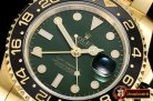 Rolex GMT Master II Ref.116718LN YG/YG Green EWF A2836