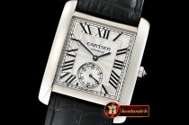 Cartier Tank MC 1904 SS/LE White KSF Asia 23J Mod