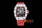 Replica Richard Mille RM055 Bubba Watson White Cer Red CER/VRU C