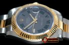 RDJ0255B - SS/YG TT Grey Swiss Eta 2836