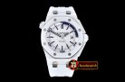 Audemars Piguet Royal Oak Diver 15707CE CER/RU White JF V2 MY9015 Mod