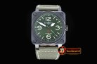 Replica Bell & Ross BR03-92 Military Ed. PVD/NY Green Miyota 901