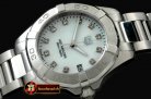 TAG0281B - Aquaracer Ladies Mid SS/SS MOP White Dia S-Qtz