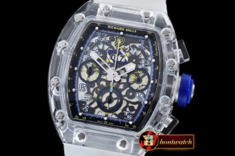 RM082D - RM011 Felipe Messa Big Date Sapphire Limited Black/Blue