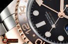 Rolex GMT Master II 116713LN RG/SS Black EWF Asia 2836