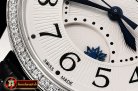 Jaeger Le Coultre Master Ultra Thin Moon Ladies SS/LE White ZF MY9015 Mod
