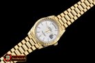 RDD0196C - DayDate 228206 YG/YG White Stick BP Swiss 2836