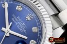 Rolex Datejust II DJ2 41mm Oyt Flt SS/SS Blue Diam BP Asia 2813