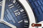 Patek Philippe Aquanaut 5168G 42mm SS/RU Blue BP Miyota 9015 Mod