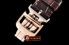 Jaeger Le Coultre Master Grande Trad. Tourb. Cylindrique RG/LE Wht Tourb