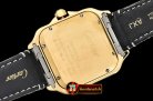 Cartier Santos De Cartier 2018 Mens YG/LE Wht Swiss Qtz