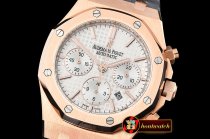 Audemars Piguet Royal Oak Chronograph 26320ST RG/LE White JHF A7