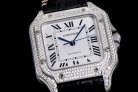 CARTIER SANTOS A8F 35mm MY9015 SS/LE DIAMOND