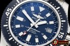 Breitling SuperOcean 44 Stainless SS/RU Blue/Stk GF Asia 2824