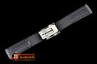 Breitling Grey Nylon Rubber Titanium Deployant Buckle