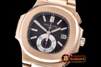 PP0199B - 5980 Nautilis Chrono RG/RG Black BP A-7750