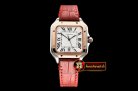 Cartier Santos De Cartier 2018 Ladies RG/SS/LE Wht Swiss Qtz