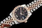 Rolex Datejust Midsize 31mm Diam Bez RG/SS Black Diam BP A2836