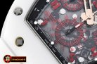 Richard Mille RM011 Felipe Massa LE Wht Cer CER/RG/VRU Blk/Red A
