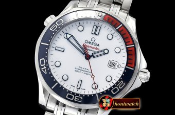 Omega Seamaster Commander 007 SS/SS White OMF 1:1 A2824 Mod