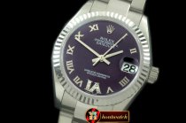 RMDJ205B - SS/SS Oyster Purple Roman Asia 2836