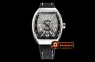 Franck Muller Vanguard PXL SS/NY Silver White/Num Asia 2824