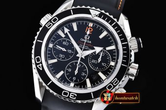 OMG0457D - Planet Ocean Chrono SS/RU Black JHF A-7750