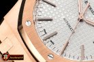Audemars Piguet Royal Oak 15400 RG/RG White JF V5 MY9015 Mod 3120
