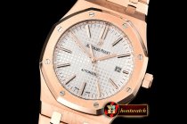 Audemars Piguet Royal Oak 15400 RG/RG White OMF MY9015 Mod 3120