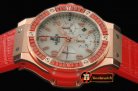 HUB0322A - Big Bang Pearl RG/Sq Red Ruby White A-7750