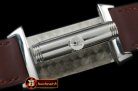 JL079D - Reverso Classique SS/LE Brown Stk Jap Qtz