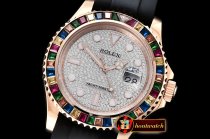 Rolex YachtMaster 40 116695SATS RG/RU Diams KSF Asia 2836