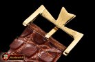 VACH. CONSTANTINE Patrimony Grand Taille YG/LE White KZF Miyota 9015