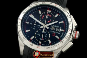 TAG0274D - Carrera 16 Senna Ed Chrono SS/RU Blue Jap OS20 Qtz
