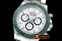 Rolex Daytona 116500LN Grn CER/SS/SS Wht BP Asia 7750