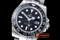 Rolex GMT II Ref.116710 Blk/Blk SS/SS BP A3186 Mod