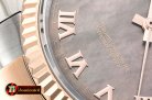 Rolex Datejust DJ 36mm Oyst Flt RG/SS Black MOP Roman BP A3135 M